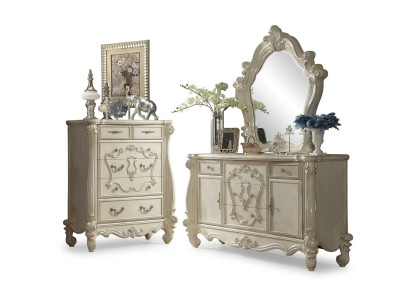 Buffet Comò Complementi d'arredo Armadio Barocco Rococò Specchio Madia Consolle Legno nuovo
