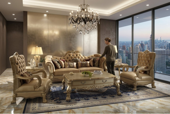 Chesterfield divano a 3 posti Relax Club divano Lounge in tessuto imbottito divano in stoffa