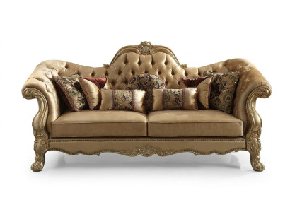 Chesterfield divano a 3 posti Relax Club divano Lounge in tessuto imbottito divano in stoffa