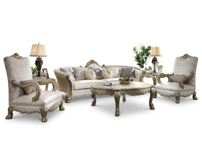 Salotto di lusso Club televisivo imbottito poltrona reale design divano sofa.