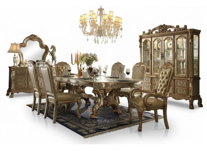 Classico lusso tavolo legno tavoli rococò barocco decorazione stile antico mangiare abitativo