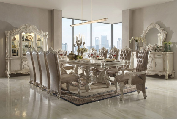 Mobili di alta classe Tavolo da pranzo Tavolo xxl Tavoli da villa 305cm xxl Legno Barocco