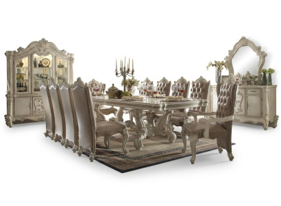 Tavolo da pranzo reale + 6 sedie Set completo sala da pranzo 7 pezzi.