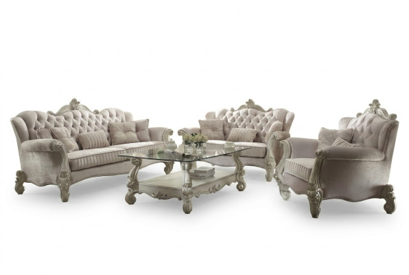 Set divani in tessuto classico 3+1+1 posti, design sofà imbottiti.