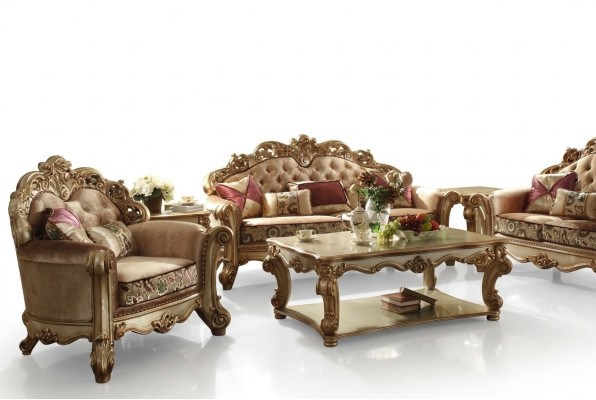 Set di divani 3+2+1 posti Design Sofa Divani imbottiti Divani Lusso