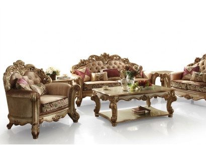 Set di divani 3+2+1 posti Design Sofa Divani imbottiti Divani Lusso