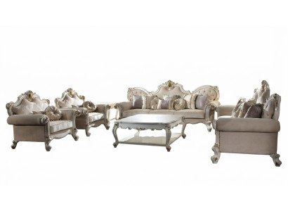 Set di divani di lusso 3+2+1+1 posti Design divano Imbottiti Divani Divani