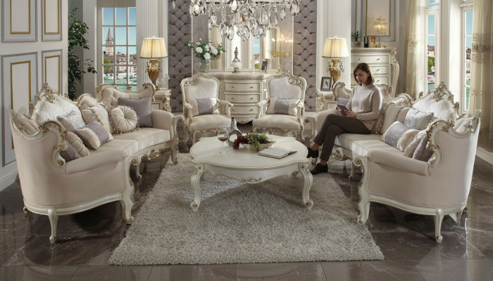 Set di divani 4 pezzi. Design divano set divani divano imbottito barocco rococò.