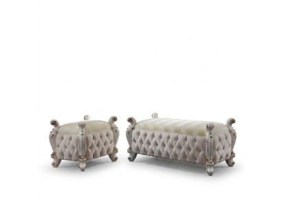 Poggiapiedi Club Lounge Pouf in pelle Tessuto Designer Pufa Ottomana Sgabello da bar Club Lounge in cuoio Stoff Designer Pufa Ottomana