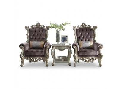 Poltrona monoposto in stile antico beige con sedie barocche in legno trono reale.