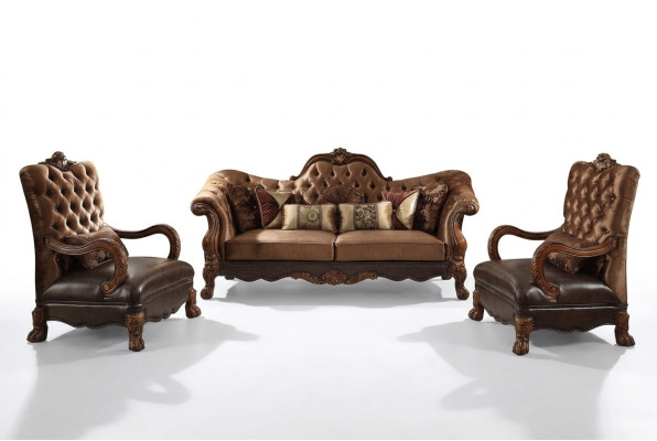 Set di divani da design 3+1+1 tavolino da caffè tavolino 6 pezzi Soggiorno