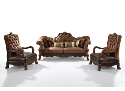 Set di divani da design 3+1+1 tavolino da caffè tavolino 6 pezzi Soggiorno