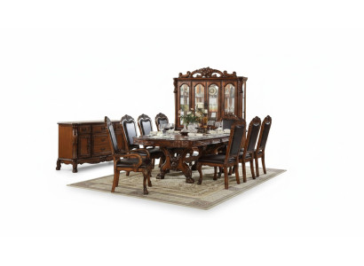 Tavolo da pranzo Tavolo Gruppo Sala da pranzo Legno Tavoli Design Soggiorno Set