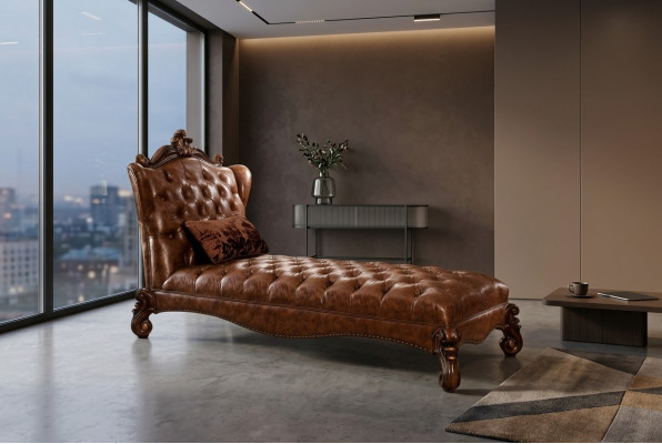 Divano Chaise longue di lusso in stile antico chaise longue imbottita barocca rococò