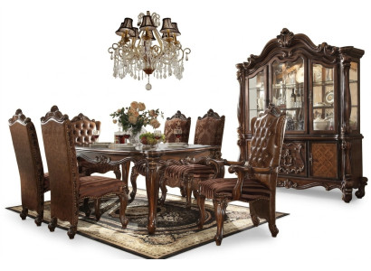 Set completo di decorazioni per tavolo da pranzo + 6 sedie Set da pranzo Gruppo da pranzo Tavolo in legno