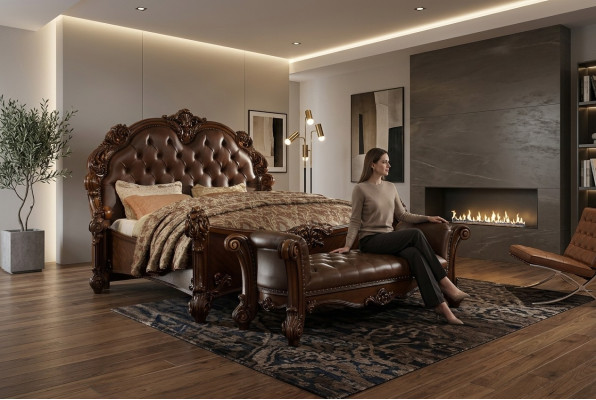 Cuscino sedile Cuscino panca Sitz Puff panca in pelle legno stile designer Chesterfield