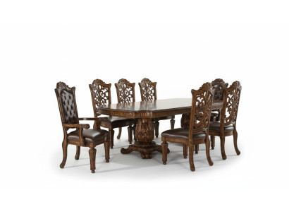 Stile Barocco e Rococò Mobili Tavoli da pranzo Set da pranzo Sala da pranzo Intagliato  Stile Barocco e Rococò Mobili Tavoli da pranzo Set da pranzo Sala da pranzo Intagliato
