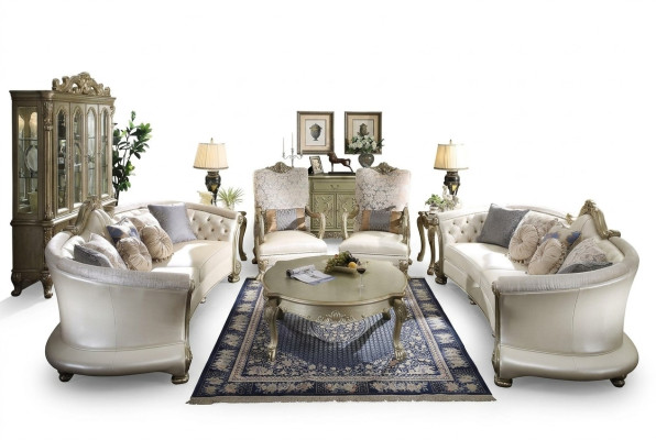 Set completo di divani 4+1 posti + tavolino da salotto Design per il soggiorno