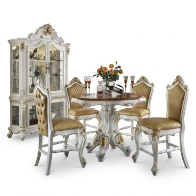 Tavolo rotondo da pranzo in legno tavoli rotondi classici barocchi rococò.