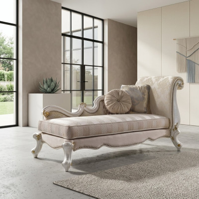 Chaiselongue Chaiselongues Tessuto Divano Letto Decorazione Chaise Club Relax Tessile