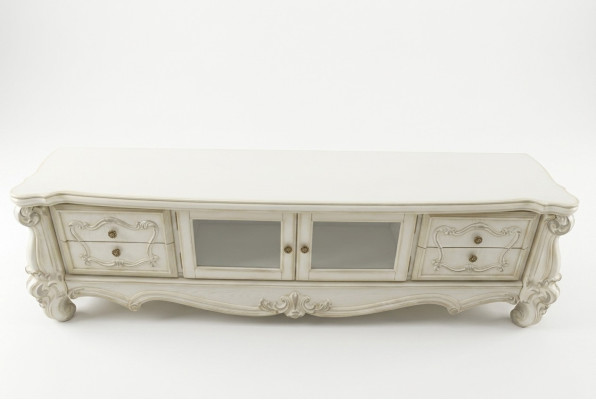 Mobile TV basso armadio TV Tavolo Soggiorno Legno Decorazioni Classico