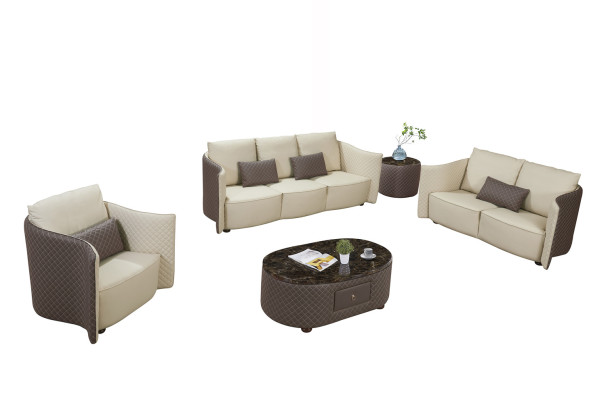 Divano 3 posti + 2 posti + 1 posto Set design del divano moderno imbottito couch.