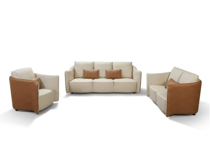 Set di divani 3+2+1 posti Moderni di Design per Divano Sofà Poltrona.