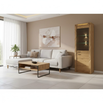 Comò Vetrina Comò Vetrine Armadi in vetro Design Armadio Mensole Scaffale Nuovo