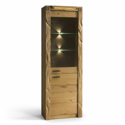 Comò Vetrina Comò Vetrine Armadi in vetro Design Armadio Mensole Scaffale Nuovo