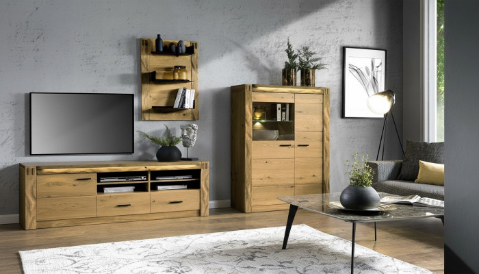 Design moderno Parete soggiorno Mobile soggiorno Sideboard TV Scaffale Vetrina