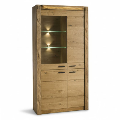 Vetrina Armadio in legno Vetrine classiche in legno Armadi design Soggiorno Nuovi