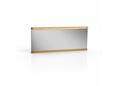 Specchio specchio da parete designer corridoio soggiorno bagno legno vetro design 151x70cm xxl