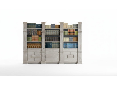 Classico scaffale a parete mensola libreria libreria libro parete soggiorno salotto