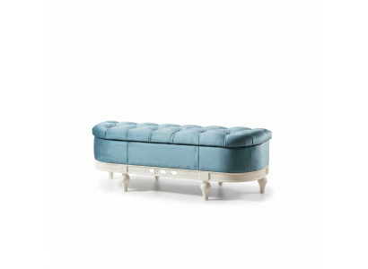 Sgabello Poggiapiedi Sgabello da supporto Pouf Chaise longue Panca Chesterfield