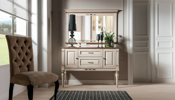Console Sideboard Consolle Tavolo Lowboard Credenza Legno Soggiorno Comò Nuovo