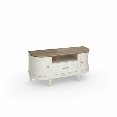 Mobiletto di legno, credenza, credenze, mobile porta TV da 135 cm in stile antico.