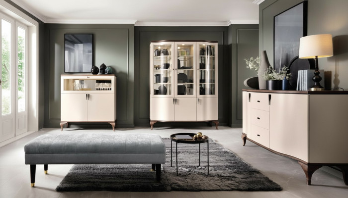 Mobile d'epoca, armadio, credenza, credenze, mobili di stile, credenza.