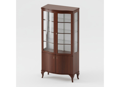 Vetrina classica in legno per il soggiorno.