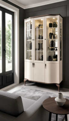 Armadi Vetrina Vetrine Legno Di Lusso Di Lusso Vetro Armadio Legno Scaffale