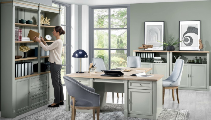Design scrivania segretario di lusso mobili da ufficio in legno scrivanie arredamento per ufficio.