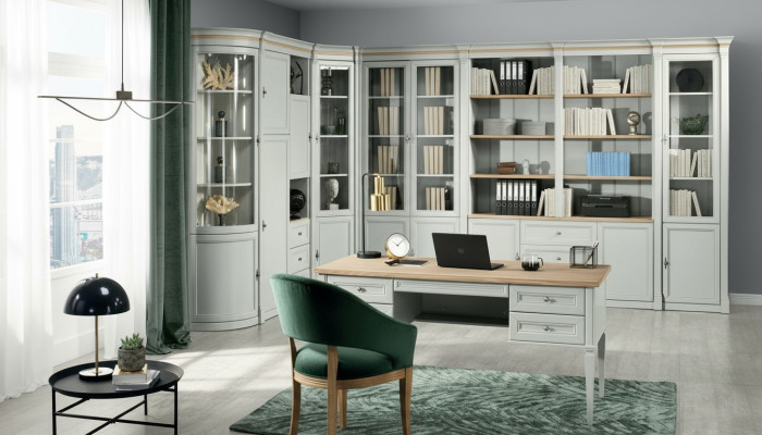 Scrivania di lusso in stile antico per ufficio, nuovo arredamento per scrivanie.