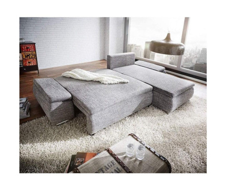 Divano letto design angolare divano letto funzione letto divano imbottito tessile divani