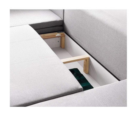 Tessuto divano a forma di U divano d'angolo moderno design divano