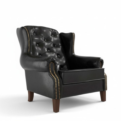 Poltrona poltrona design divano divano divano in pelle Chesterfield