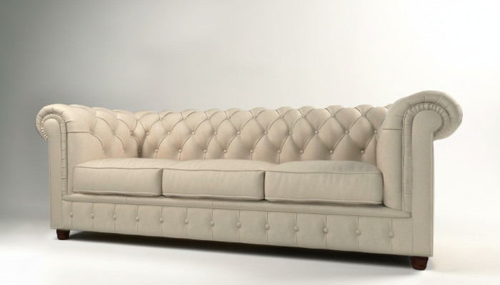 Design Chesterfield Divano Sofa Poltrone Divani Couch Soggiorno Set in Pelle
