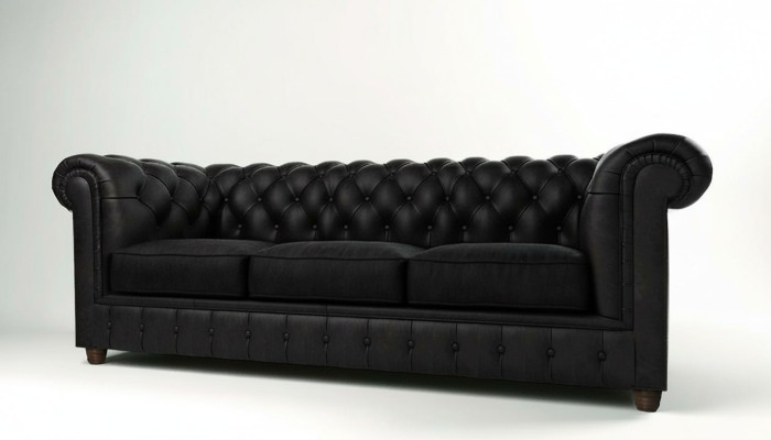 Divano design 3 posti Chesterfield divano imbottito divani divani a tre posti sedili