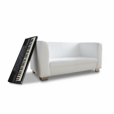 Divano divano Design Imbottitura Moderna in Pelle Divani a 2 Posti Due Posti Design Nuovo