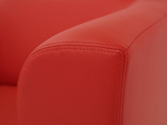 Divano 3 posti Design divani imbottiti Divani Relax in pelle moderni a tre posti Nuovo