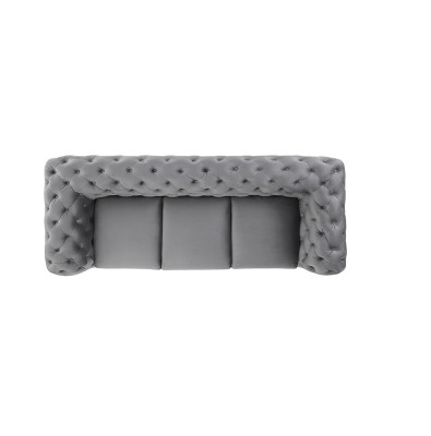 Divano design 3 posti Chesterfield, divano imbottito, divani, divani a tre posti.
