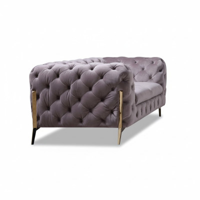 Design divano Chesterfield 2 posti in tessuto imbottito divani velluto nuovo due posti